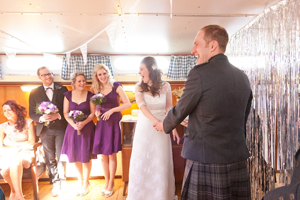 Wedding on a boat