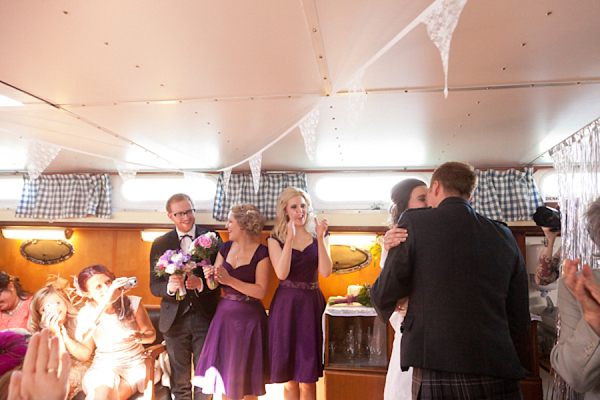 Wedding on a boat