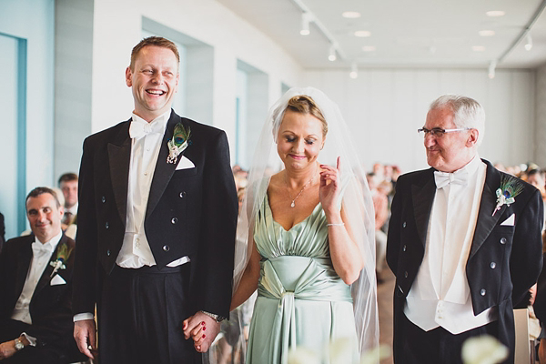 1920s inspired wedding Midland Hotel Pale Green Wedding Dress