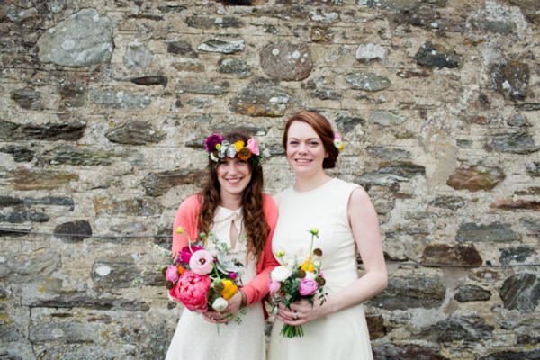 Rowanjoy wedding dress colourful food and music inspired Scottish wedding