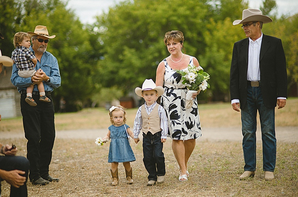 Cowboy ranch wedding