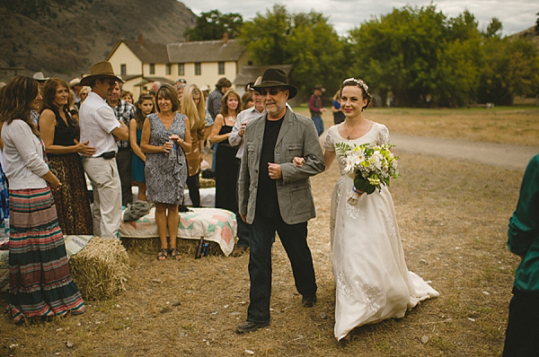 Cowboy ranch wedding