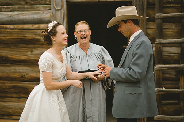 Cowboy ranch wedding