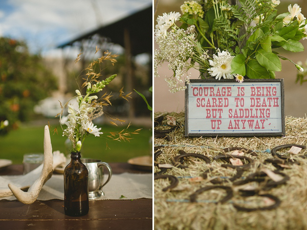 Cowboy ranch wedding