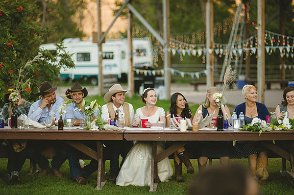 Cowboy ranch wedding