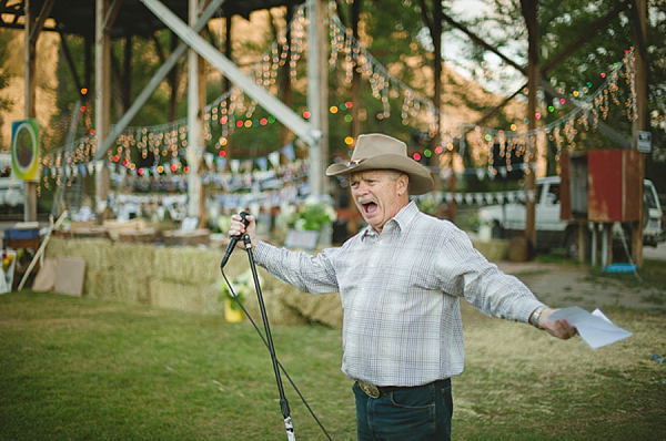 Cowboy ranch wedding