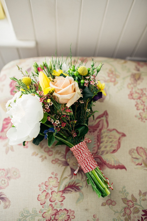 Humanist Scottish Wedding at Crear Flossy & Dossy Wedding Dress // Caroline Weiss Photography