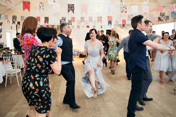 Humanist Scottish Wedding at Crear Flossy & Dossy Wedding Dress // Caroline Weiss Photography