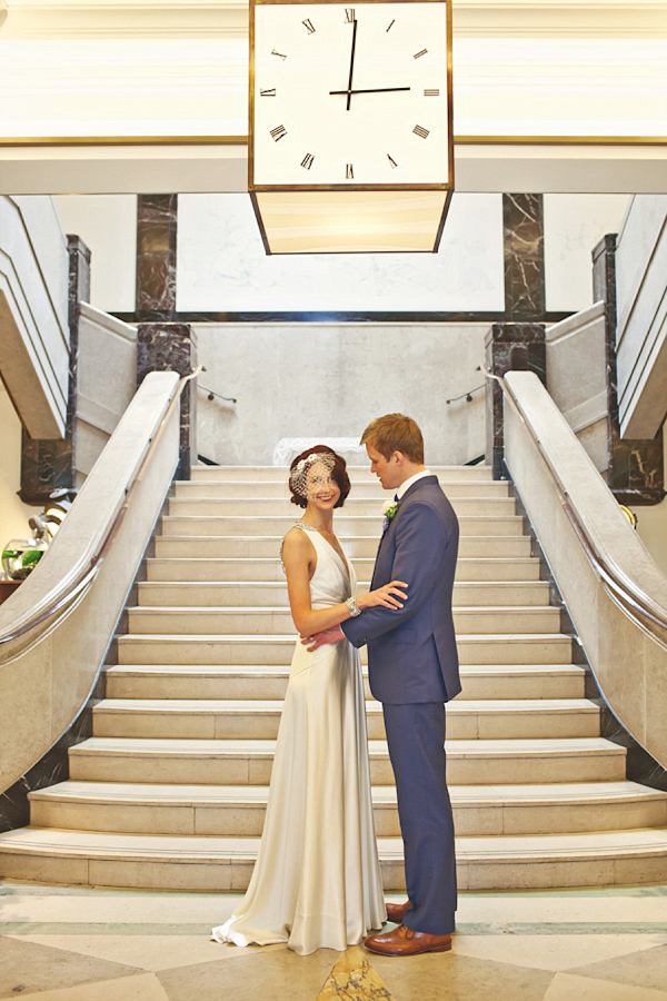 A 1920s an 1930s Art Deco Inspired Wedding // Francesca Wedding Dress by Jenny Packham // Photography by Laura McCluskey