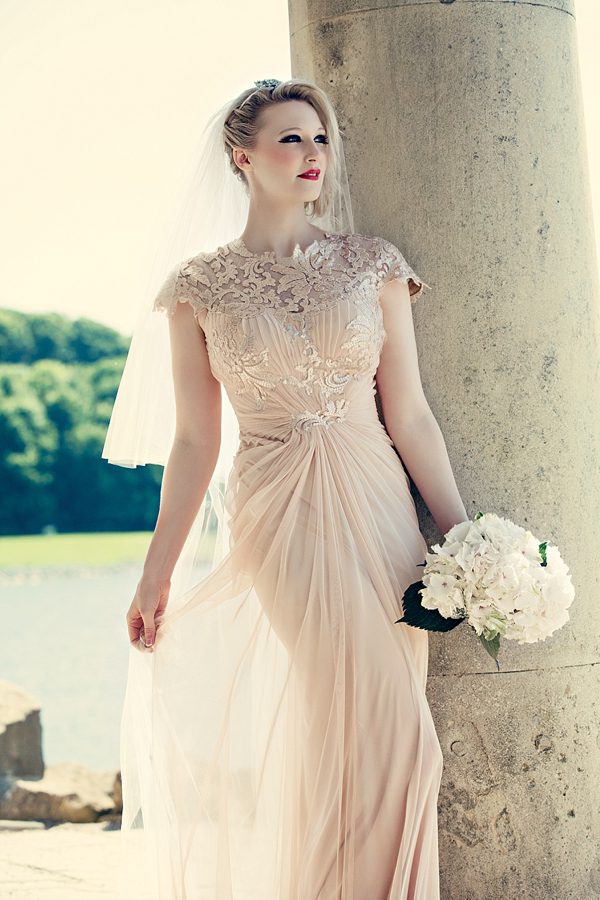 A Pale Pink Tadashi Shoji Wedding Dress | Love My Dress®, UK ...