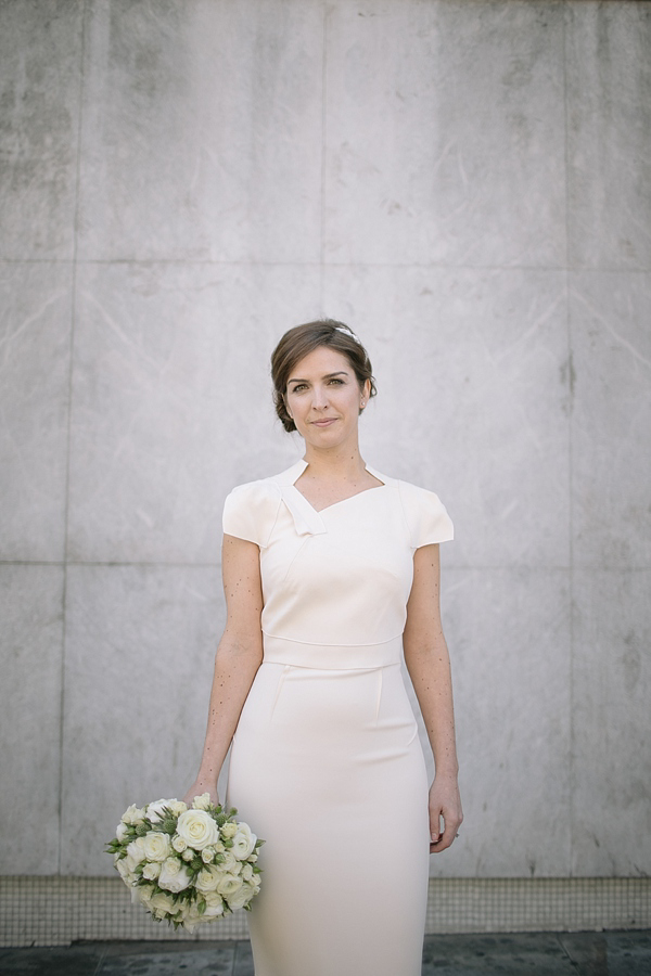 Roland Mouret Wedding Dress // London Bride // Photography by Tom Ravenshear