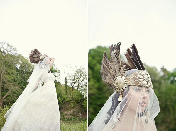 Hippy Bride // Eclectic Bride // Ancient Woodland Inspired Wedding // Photography by Joanna Millington // Venue Keeper And The Dell at Norfolk