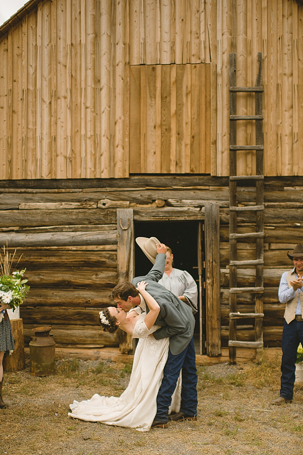 Cowboy ranch wedding