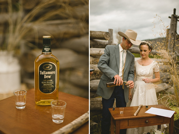 Cowboy ranch wedding