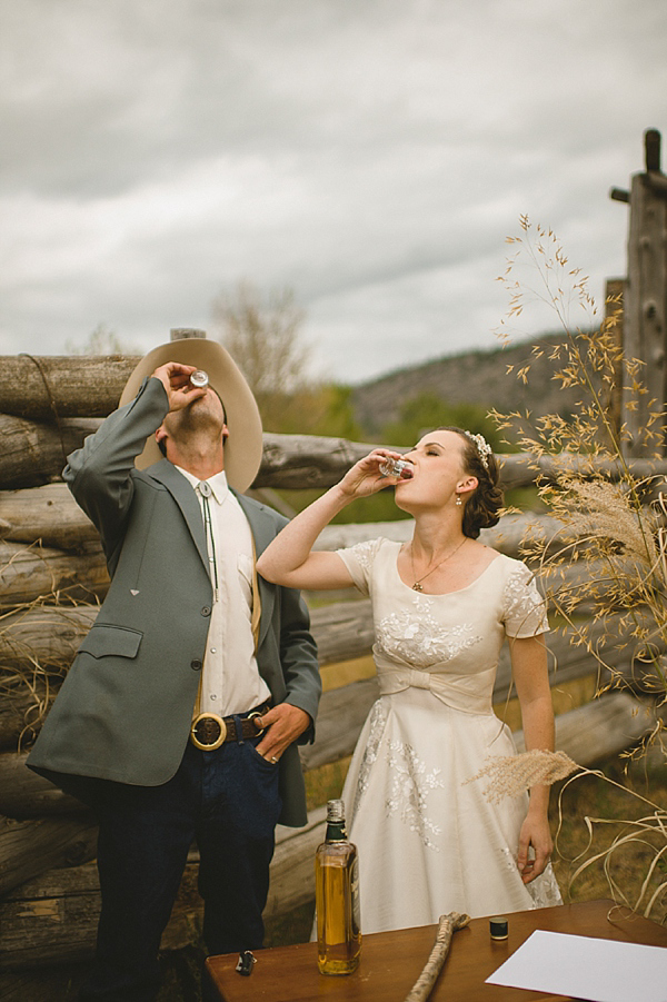 Cowboy ranch wedding