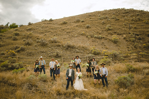 Cowboy ranch wedding