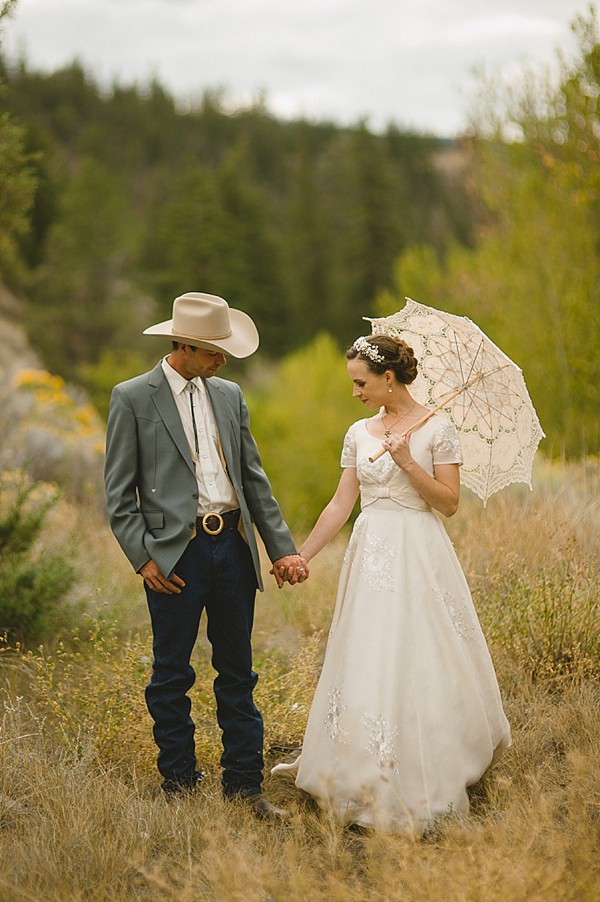 Cowboy ranch wedding