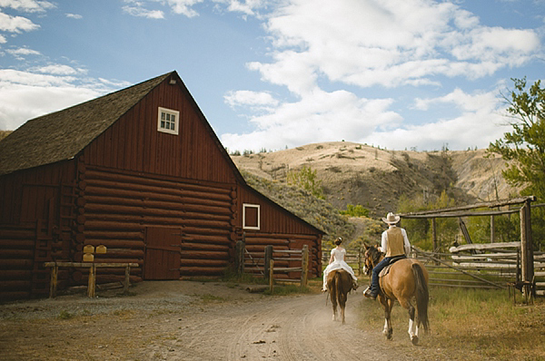 Cowboy ranch wedding