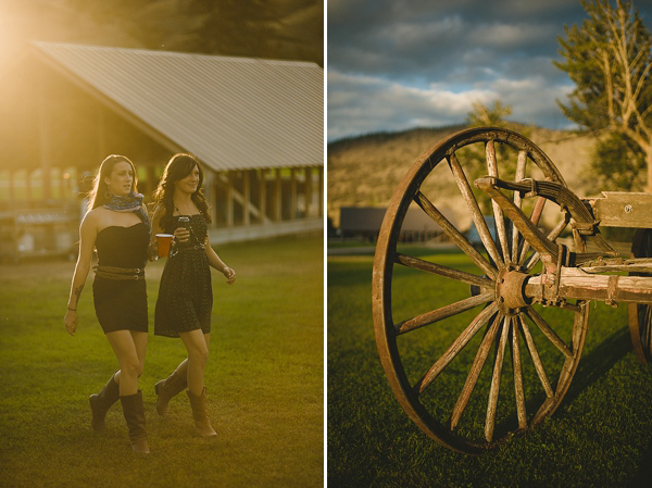 Cowboy ranch wedding