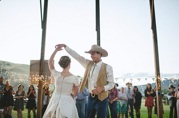 Cowboy ranch wedding