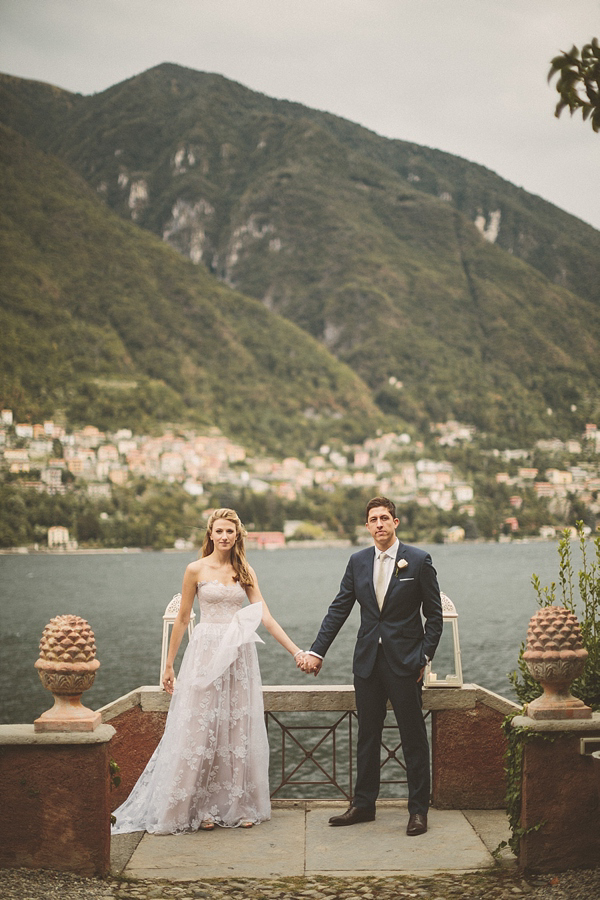 Mira Zwillinger wedding dress Lake Como Italy