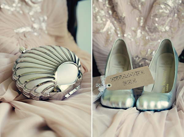 Tadashi Shoji Wedding Dress // Lemon bridesmais dresses // Dottie Photography