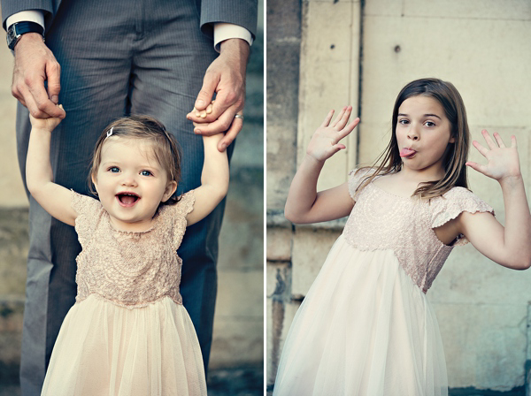 Tadashi Shoji Wedding Dress // Lemon bridesmais dresses // Dottie Photography