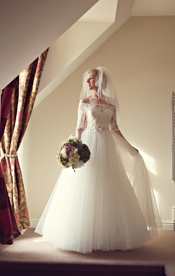 Tara Keeley wedding dress Ellingham Hall wedding