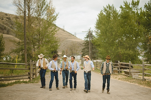 Cowboy ranch wedding