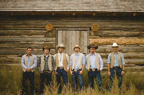 Cowboy ranch wedding