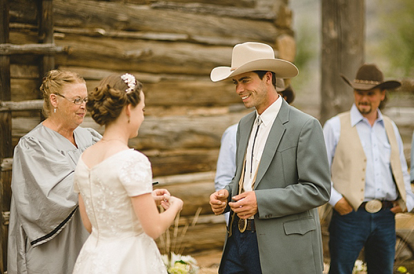 Cowboy ranch wedding