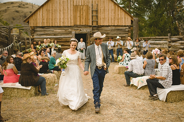 Cowboy ranch wedding