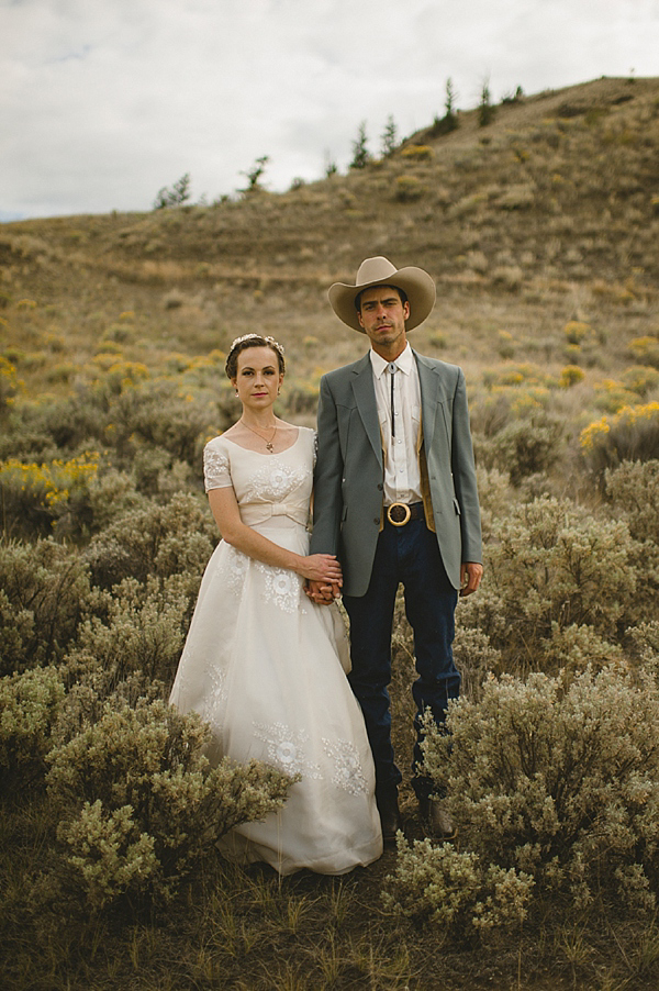 Cowboy ranch wedding