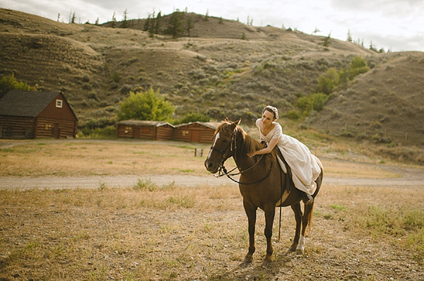 Cowboy ranch wedding