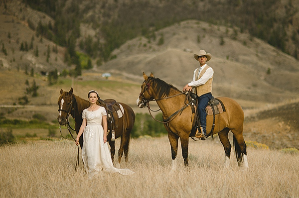 Cowboy ranch wedding