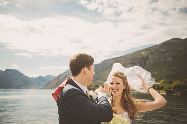 Mira Zwillinger wedding dress Lake Como Italy