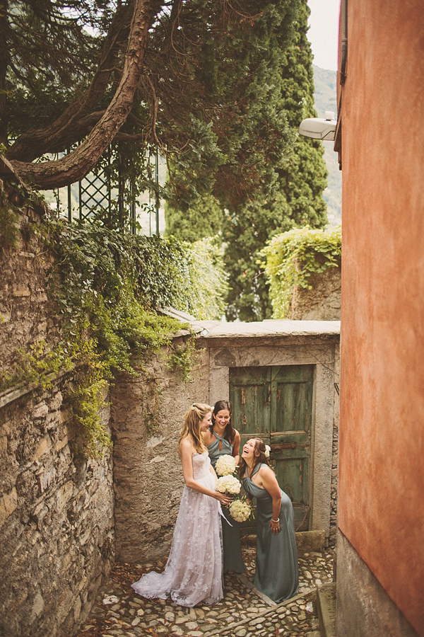 A Heavenly Mira Zwillinger Gown For A Beautiful Lake Como Italian