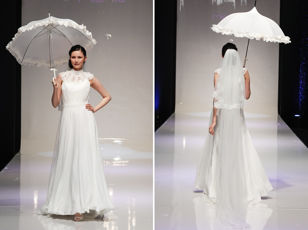 Tmeless Beauty collection by Alan Hannah wedding dresses made in England