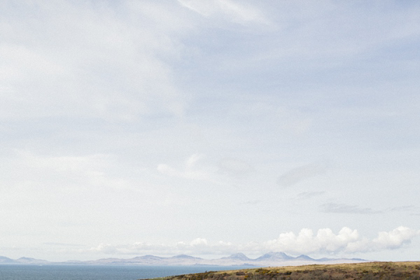 Humanist Scottish Wedding at Crear Flossy & Dossy Wedding Dress // Caroline Weiss Photography