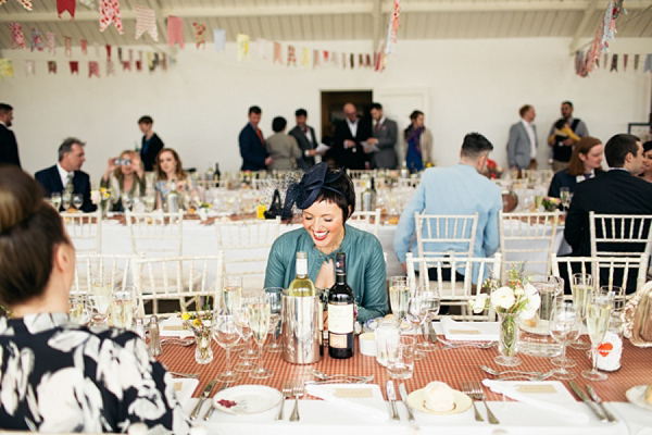 Humanist Scottish Wedding at Crear Flossy & Dossy Wedding Dress // Caroline Weiss Photography