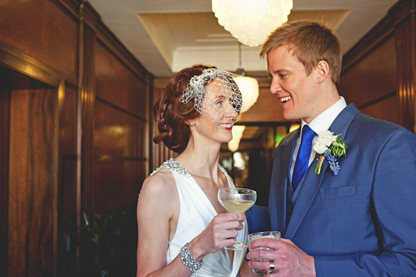 A 1920s an 1930s Art Deco Inspired Wedding // Francesca Wedding Dress by Jenny Packham // Photography by Laura McCluskey