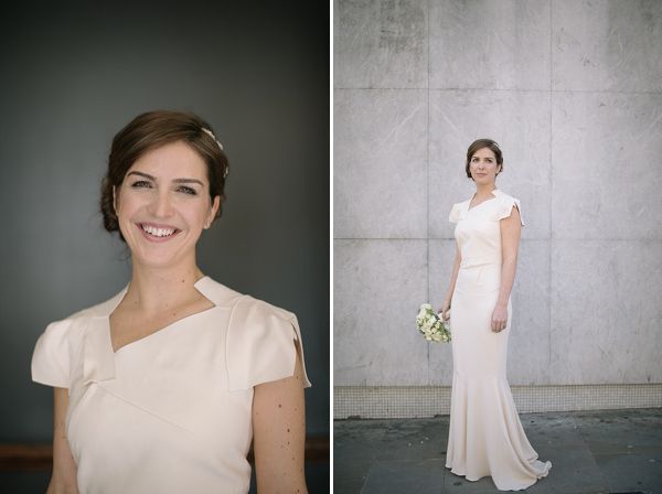 Roland Mouret Wedding Dress // London Bride // Photography by Tom Ravenshear