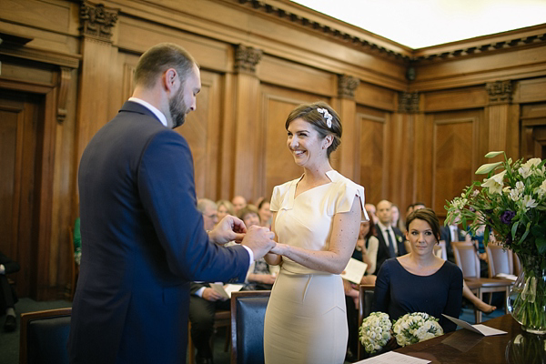 Roland Mouret Wedding Dress // London Bride // Photography by Tom Ravenshear