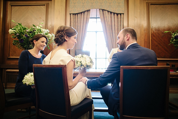 Roland Mouret Wedding Dress // London Bride // Photography by Tom Ravenshear