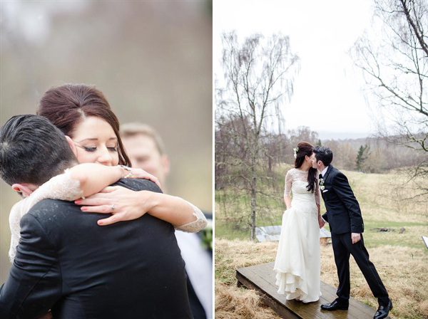 Scottish Highlands Wedding // Inshriach House // 1960s Edwardian Whimsical Wedding // Photography by Helen Abraham