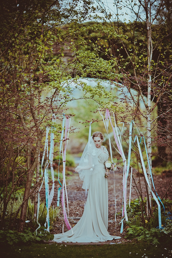 pastel colour wedding, alternative bridesmaids, alternative wedding, photograpy by Helen Russell