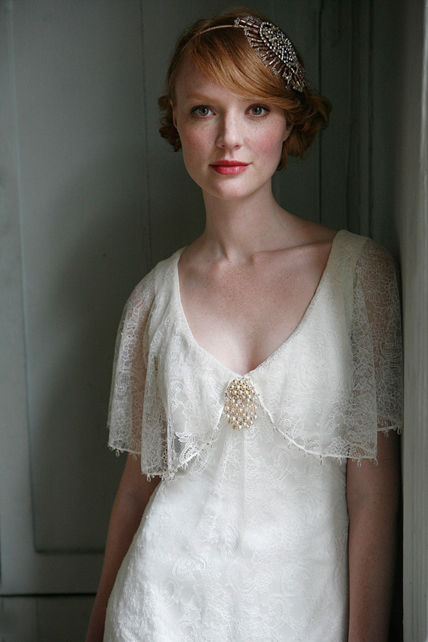 Sally Lacock Edwardian Vintage Inspired Wedding Dresses // Cherished Vintage Inspired Headpieces