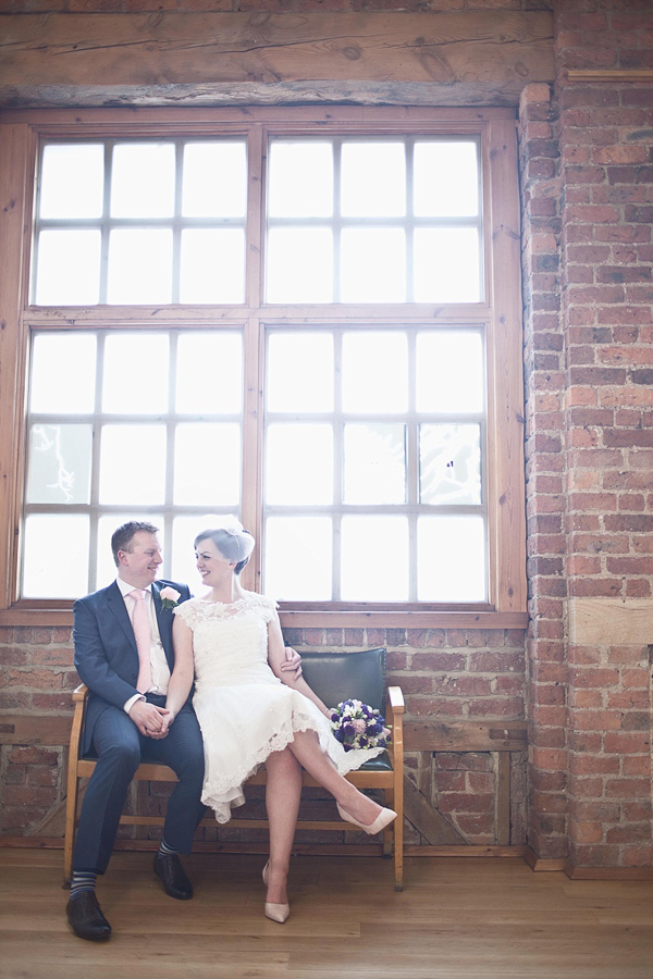 Benjamin Roberts wedding dress // Biscuit Factory wedding Newcastle Upon Tyne // Sally Thurrell Photography