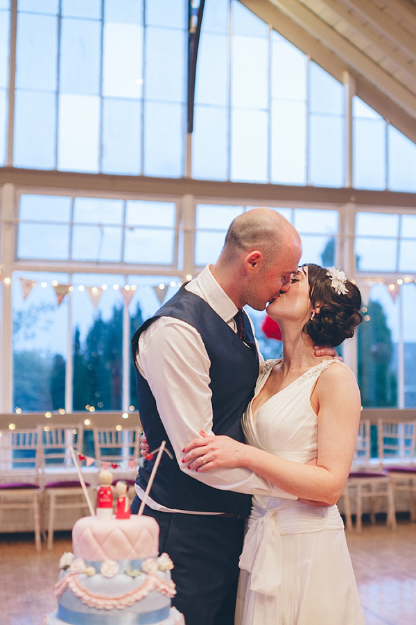 Stewart Parvin Pretty As A Picture Wedding Dress // Hexham Winter Gardens Wedding // Photograpy by Lisa Devine