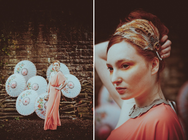 pastel colour wedding, alternative bridesmaids, alternative wedding, photograpy by Helen Russell